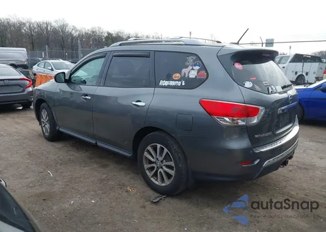 2015 Nissan Pathfinder Sv из США, поврежденный, VIN 5N1AR2MM0FC717407